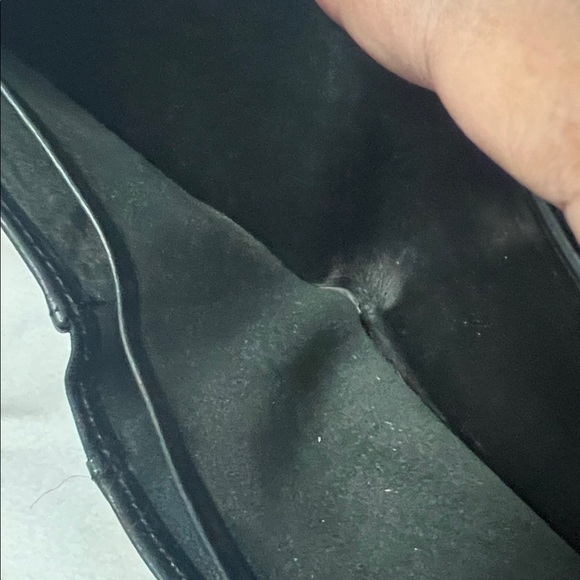 Vintage Coach Black Leather Wallet kisslock - Picture 12 of 17